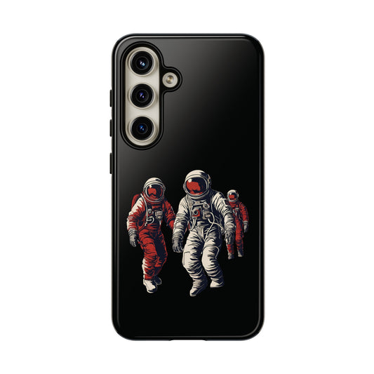 Astronauts In Red SpaceArt Tough Samsung Galaxy Mobile Cases