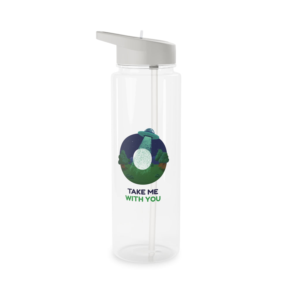 Funny UFO Water Bottle - Take Me With You Tritan Bottle