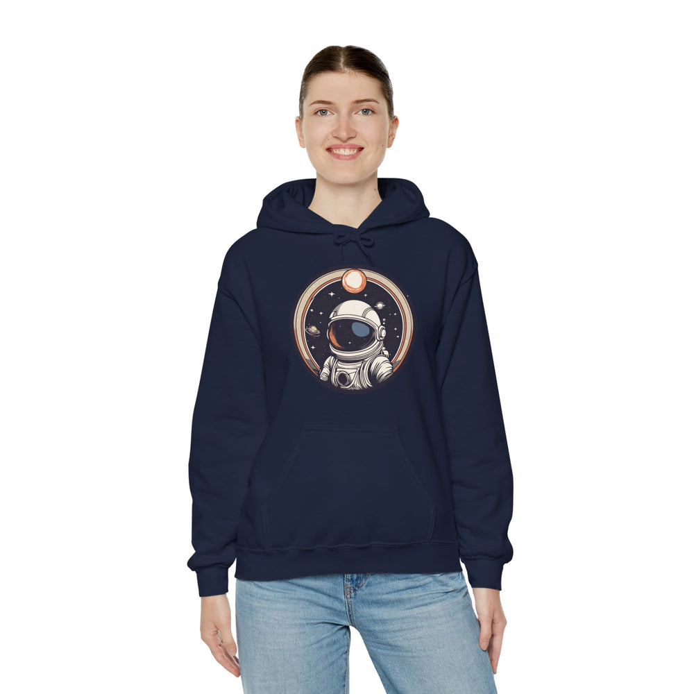 Welcome To Space Age Astronaut Spaceart Sci-Fi Hoodie-welovescifi.net