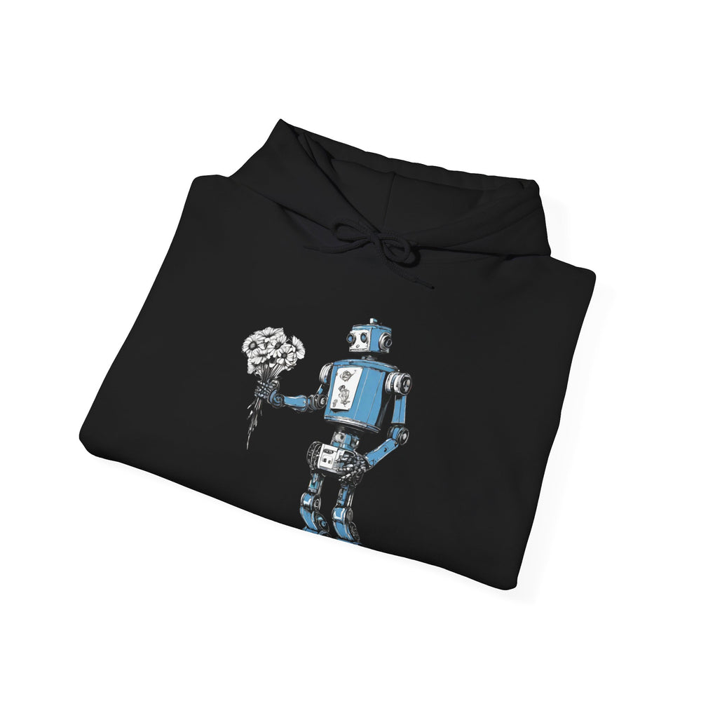 You Never Bring Me Flowers Robot Spaceart Sci-Fi Hoodie-welovescifi.net