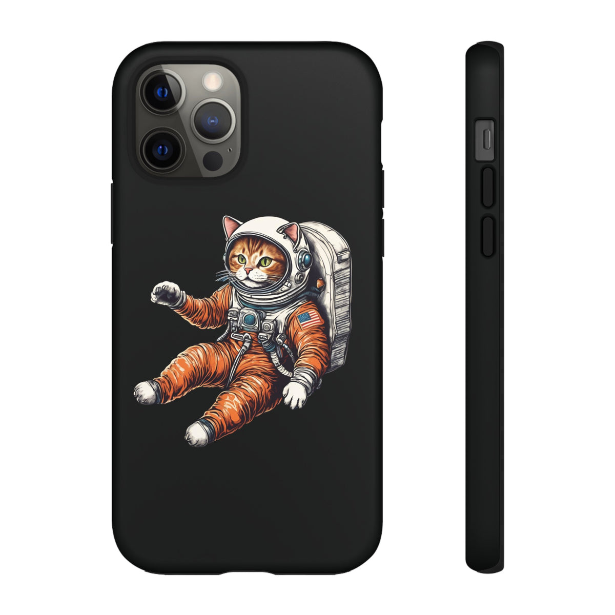 Redhead Spacecat iPhone Case - Tough Astronaut Mobile Cover