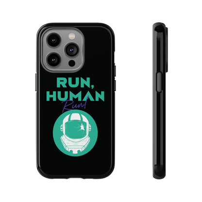 mobile cases-Run Human Run Sci-Fi Tough iPhone Mobile Cases