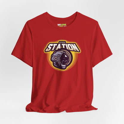 Space Station Astronaut T-Shirt Sci-Fi Shirt for Space Fans