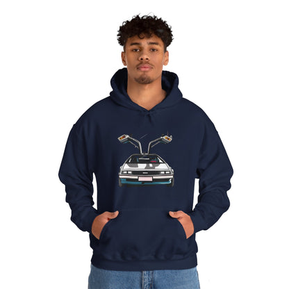 Delorian Sci-Fi Hoodie - Hop in My Delorian Sci-Fi Hoodie