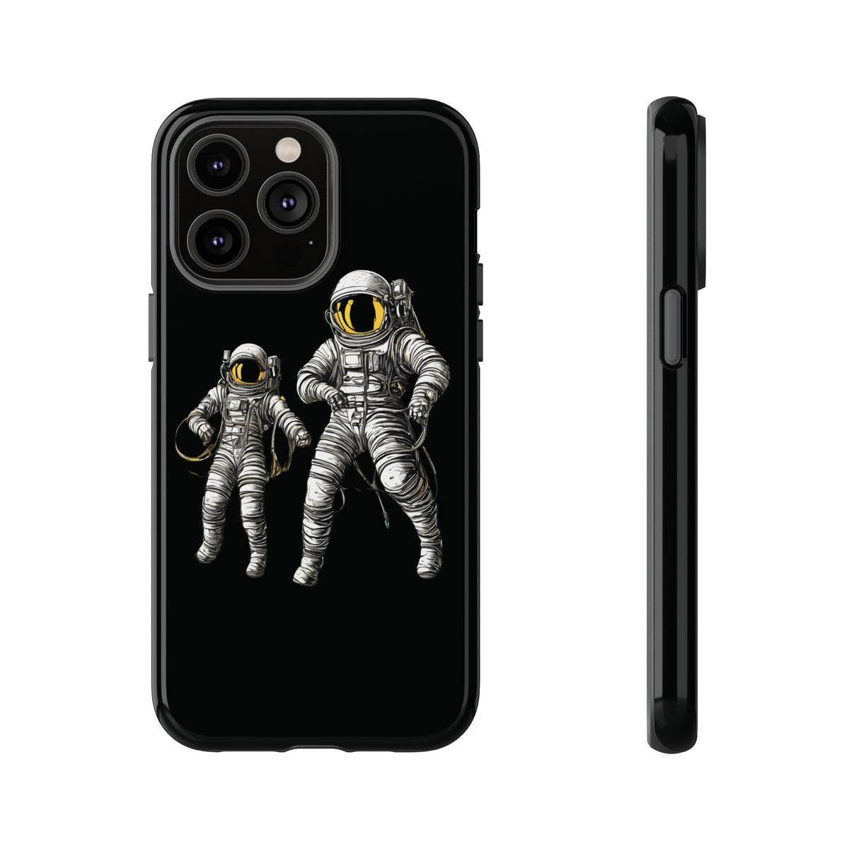 Astronauts Floating Tough iPhone Mobile Cases-welovescifi