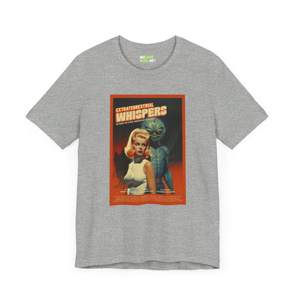 Extraterrestrial Whispers Retro Sci-Fi T-Shirt-welovescifi