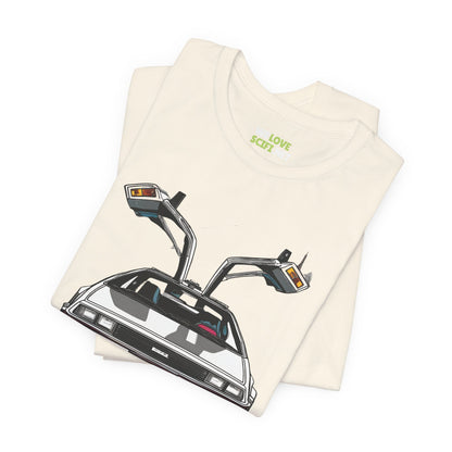 Delorian Sci-Fi T-Shirt | Unique Delorian Sci-Fi Apparel