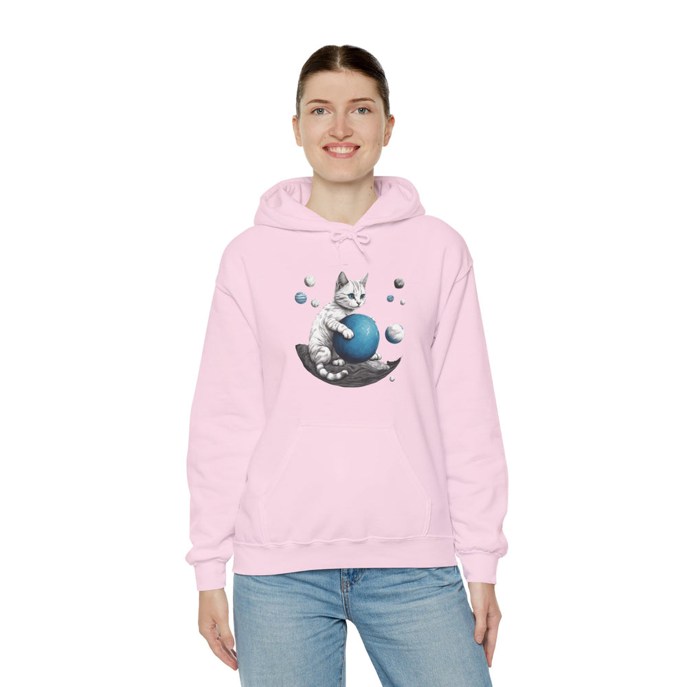 Space Player Cat 2 Sci-Fi Hoodie - Sci-Fi Hoodie