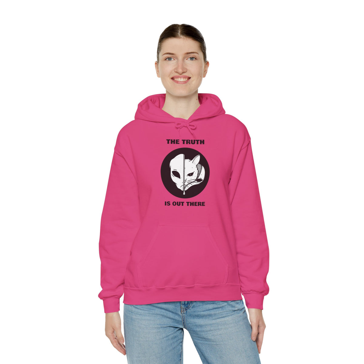 The Truth Is Out There Alien Cat Sci-Fi Hoodie Shop Now