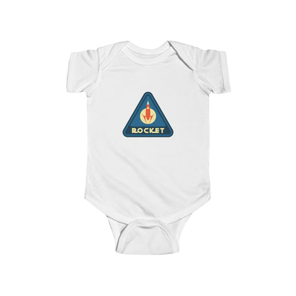 Adorable Rocket Sign Astronaut Bodysuit for Babies