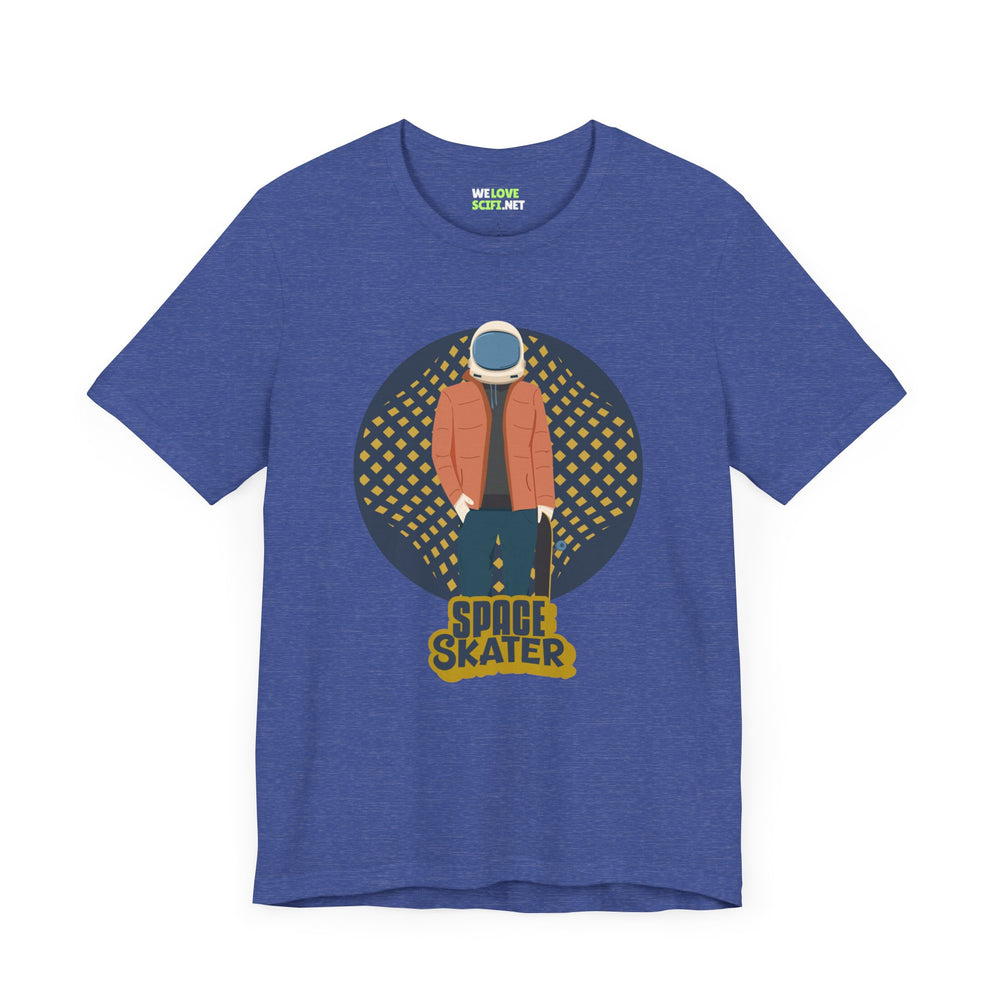 astronaut t-shirt-Space Skater Astronaut Sci-Fi T-Shirt