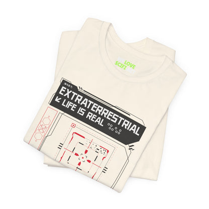 Exraterrestrial Life Is Real UFO Sci-Fi T-Shirt-welovescifi