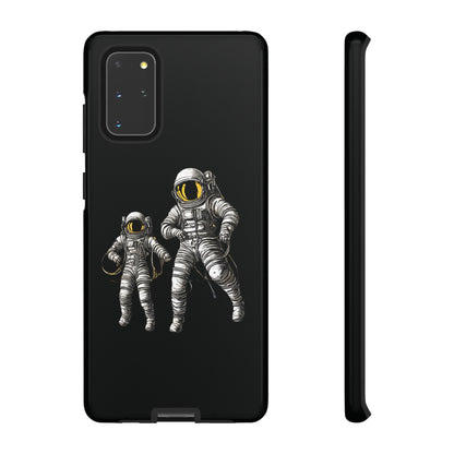 Astronauts Floating Tough Samsung Galaxy Mobile Cases