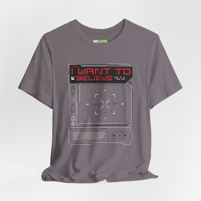 I Want To Believe UFOs Sci-Fi T-Shirt-welovescifi.net