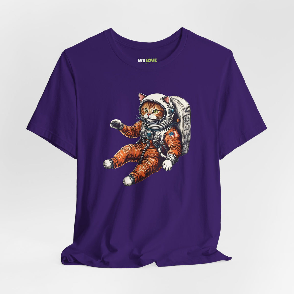 Spacecat Astronaut Sci-Fi T-Shirt - Unique Sci-Fi Apparel