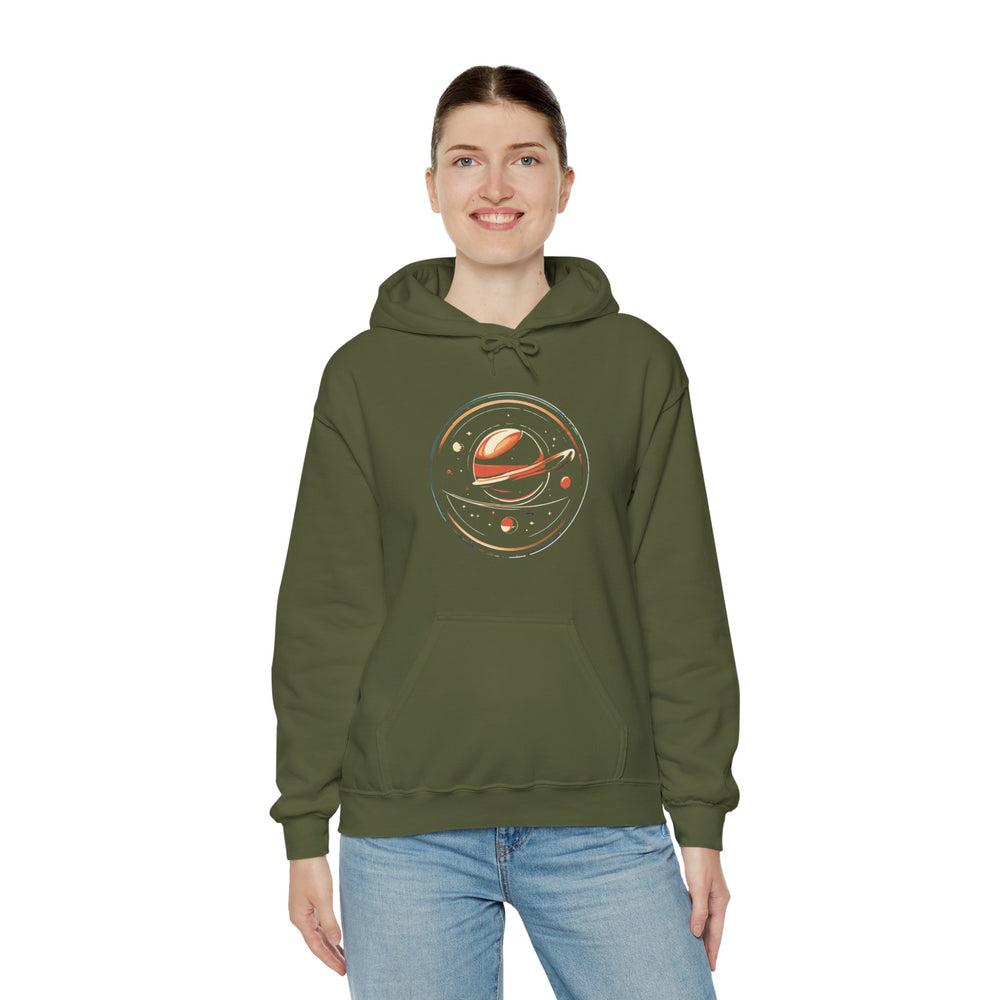 Space Art Hoodie - Spinning Around Sci-Fi Design