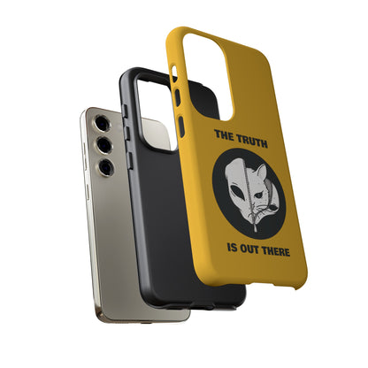 The Truth Is Outthere Funny Cat UFO Tough Samsung Galaxy Mobile Cases-welovescifi.net