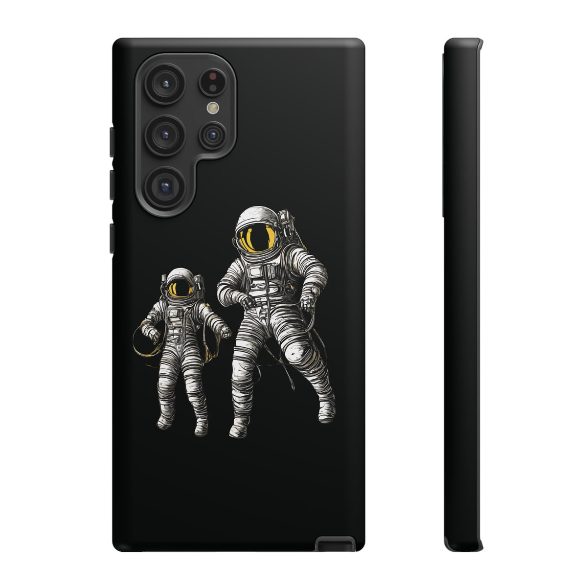 Astronauts Floating Tough Samsung Galaxy Mobile Cases