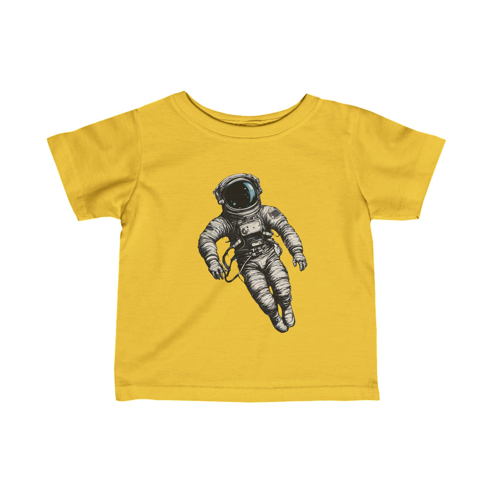 Floating Astronaut SpaceArt Infant Fine Jersey Teewelovescif