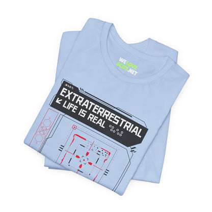 Exraterrestrial Life Is Real UFO Sci-Fi T-Shirt-welovescifi