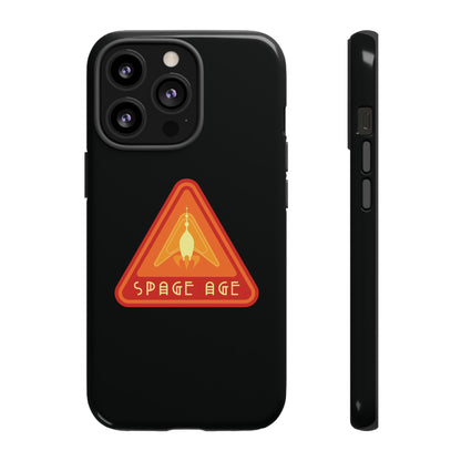 Space Age Retro Sci-Fi Tough iPhone Mobile Cases