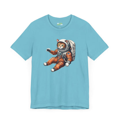 Spacecat Astronaut Sci-Fi T-Shirt - Unique Sci-Fi Apparel