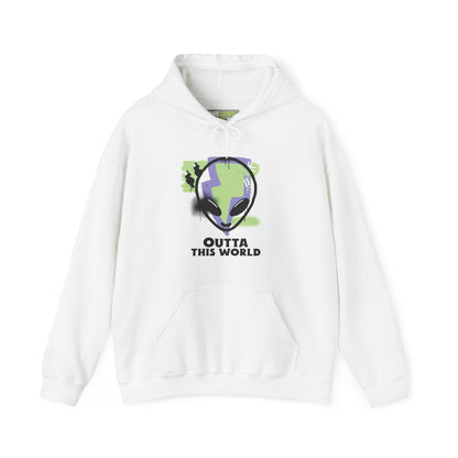 Grunge Alien Hoodie - Outta This World Style We Love Sci-Fi