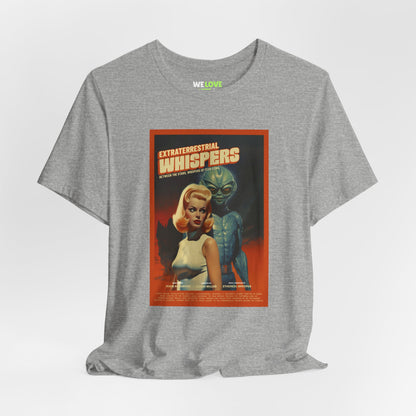 Extraterrestrial Whispers Retro Sci-Fi T-Shirt-welovescifi