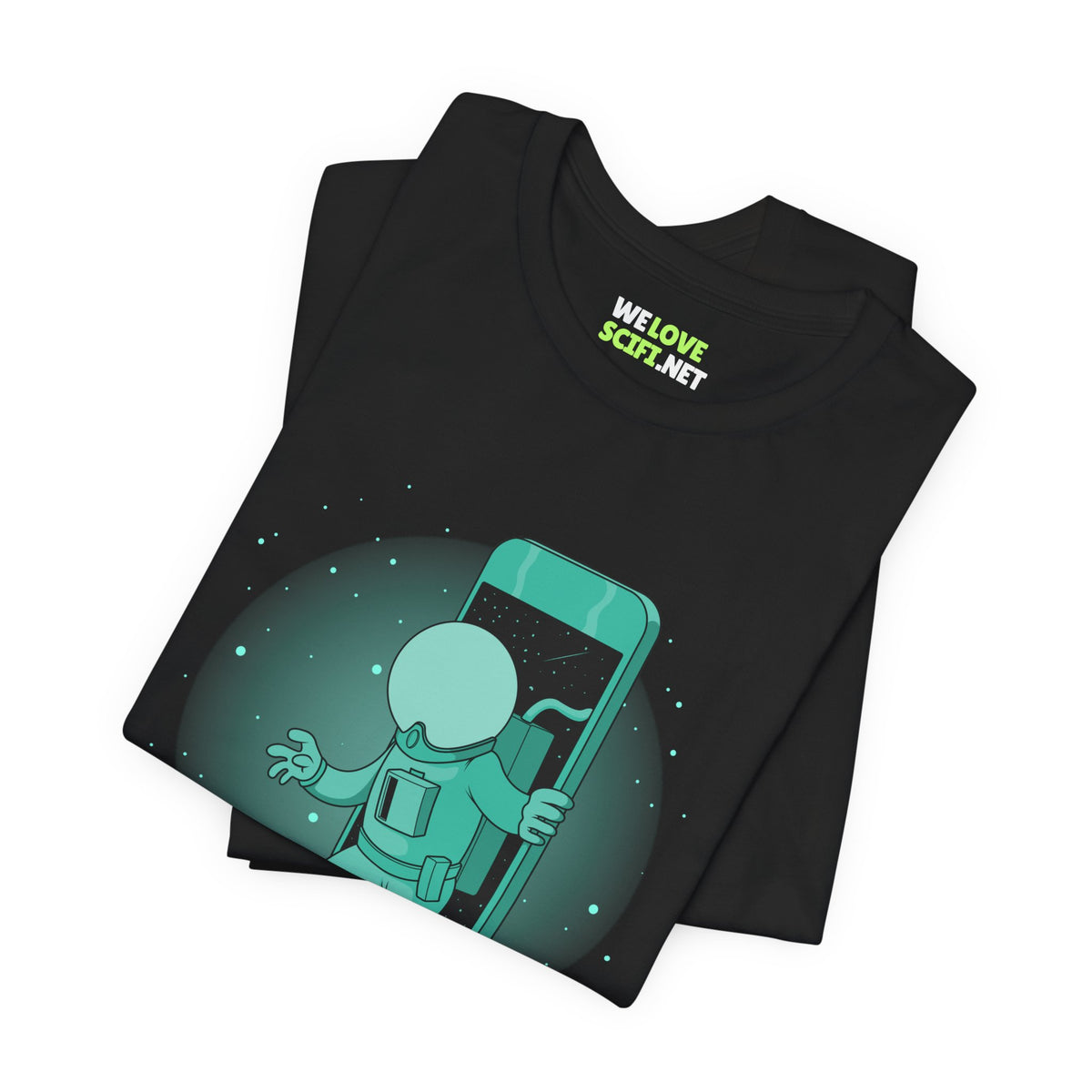 Funny Sci-Fi T-Shirt Just Visiting This Planet Astronaut Tee