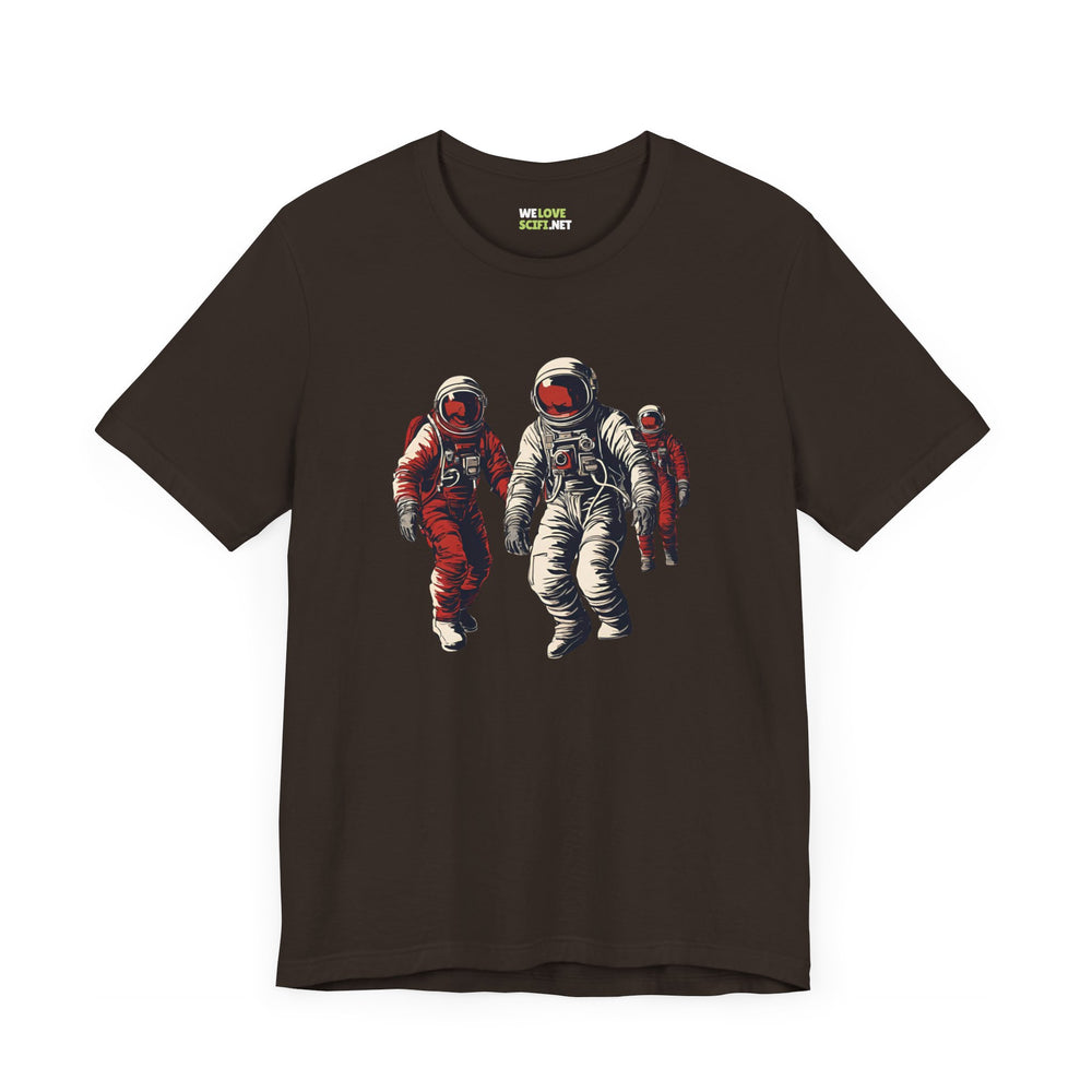 Astronauts In Red Sci-Fi T-Shirt-welovescifi.net