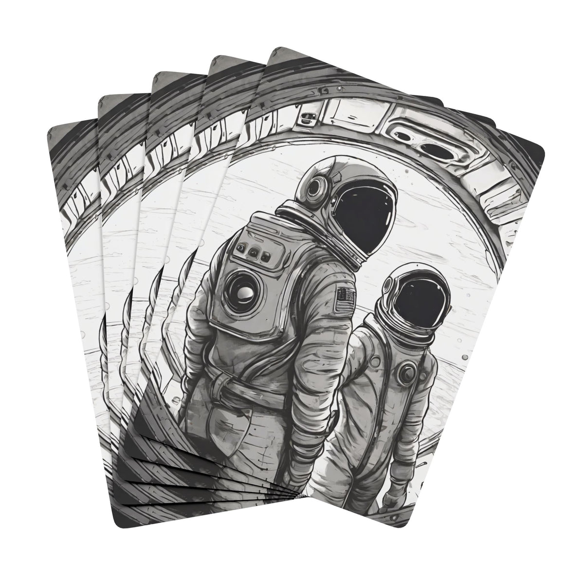 Team Astronaut Poker Playing Cards