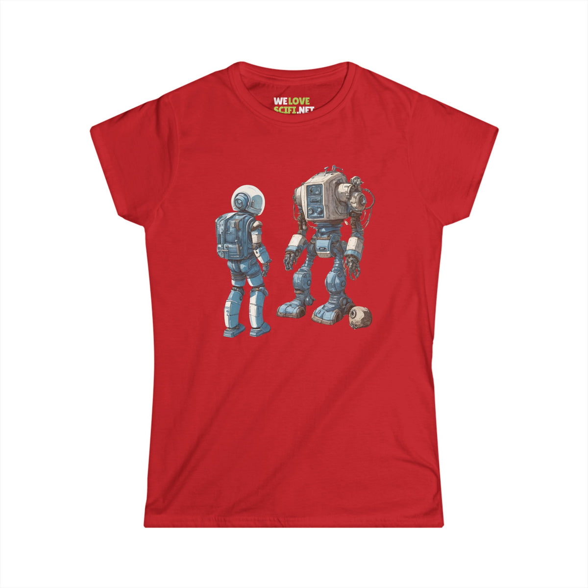 Party Robot Sci-Fi Woman's Tee - Stylish Sci-Fi Fashion