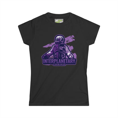 Interplanetary Commando Astronaut Woman Tee - Sci-Fi Apparel