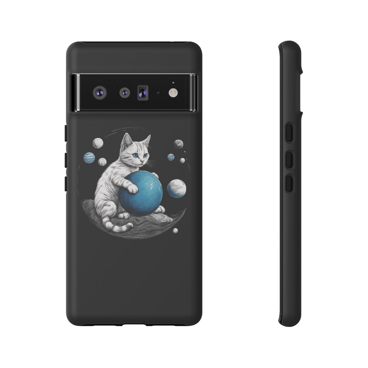 SpacePlayer Cat 2 Tough Google Pixel Mobile Cases 