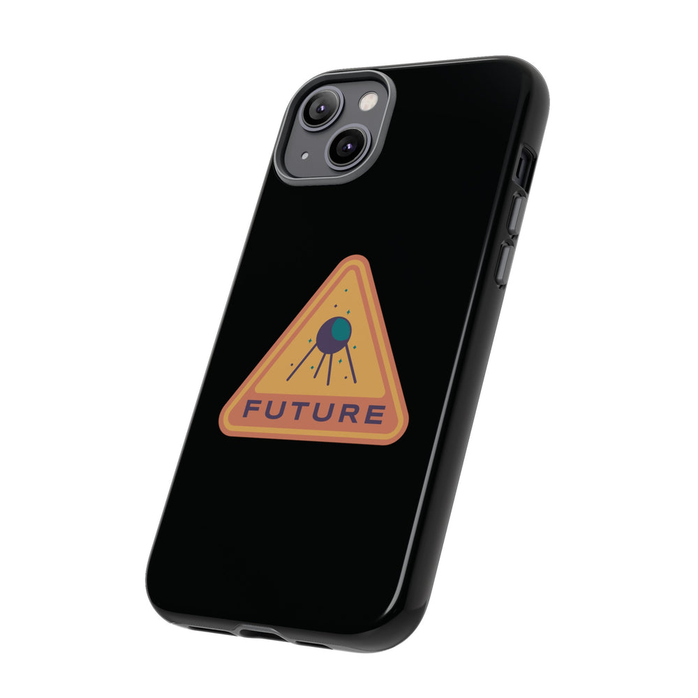 Future Retro Sign SciFi Tough iPhone Mobile Case-welovescifi