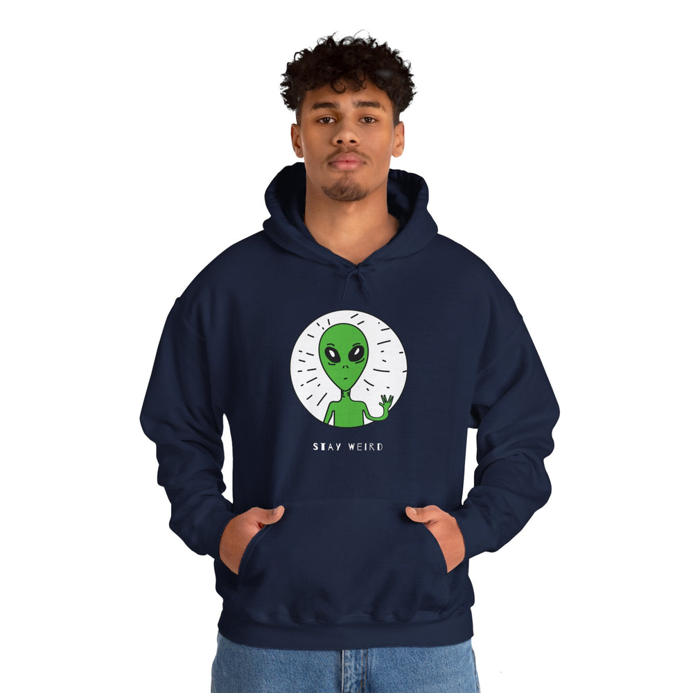 Stay Weird Alien Sci-Fi Hoodie - We Love Sci-Fi