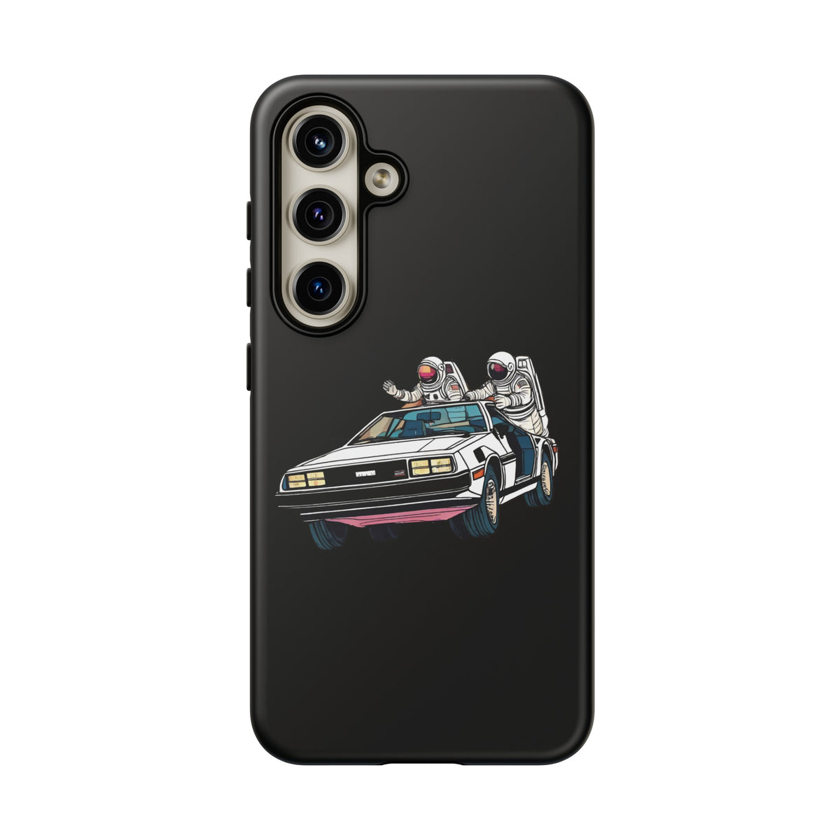 Delorean Party Astronauts Tough Samsung Galaxy Mobile Cases