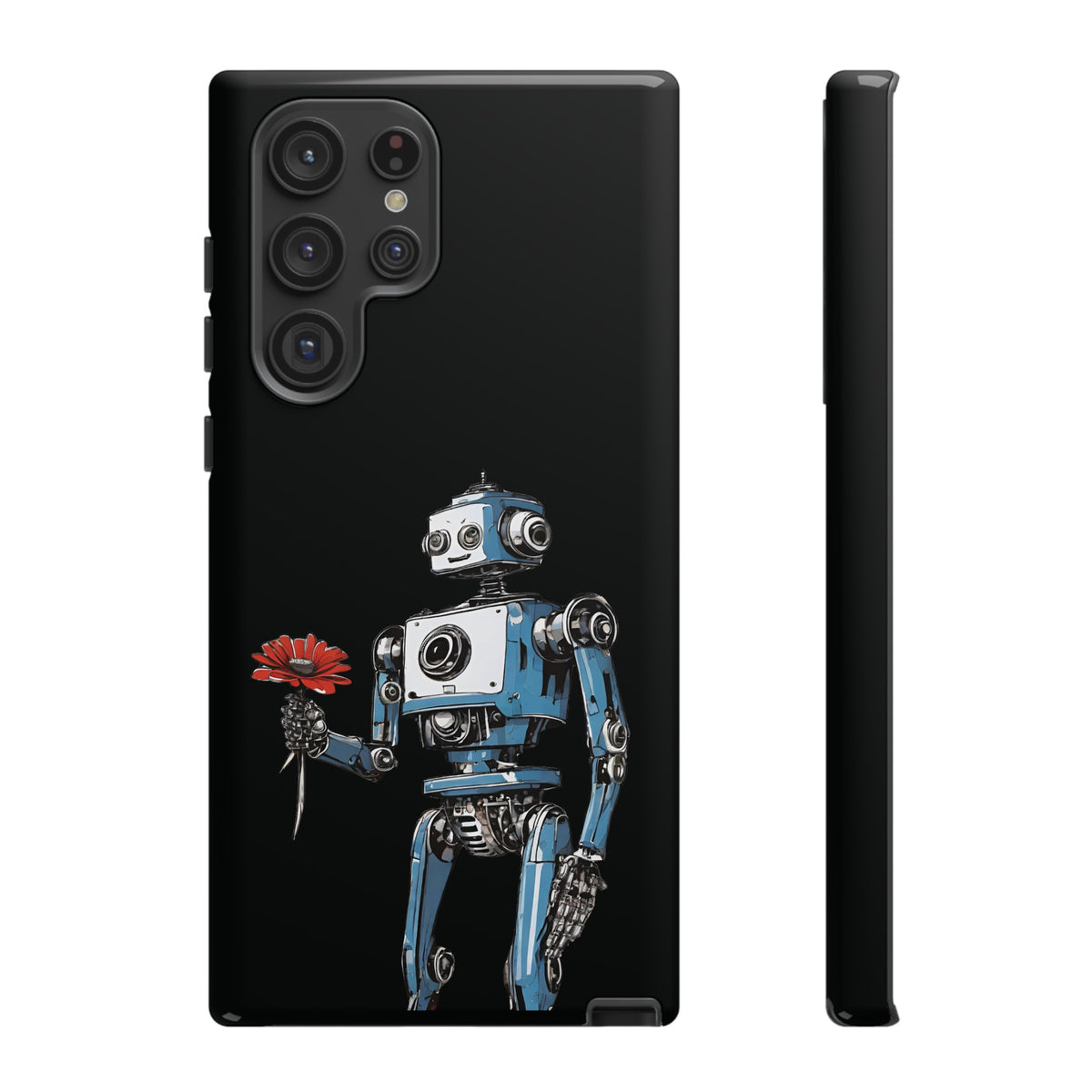 You Never Bring Me Flowers Robot SpaceArt Tough Samsung Galaxy Mobile Cases-welovescifi.net