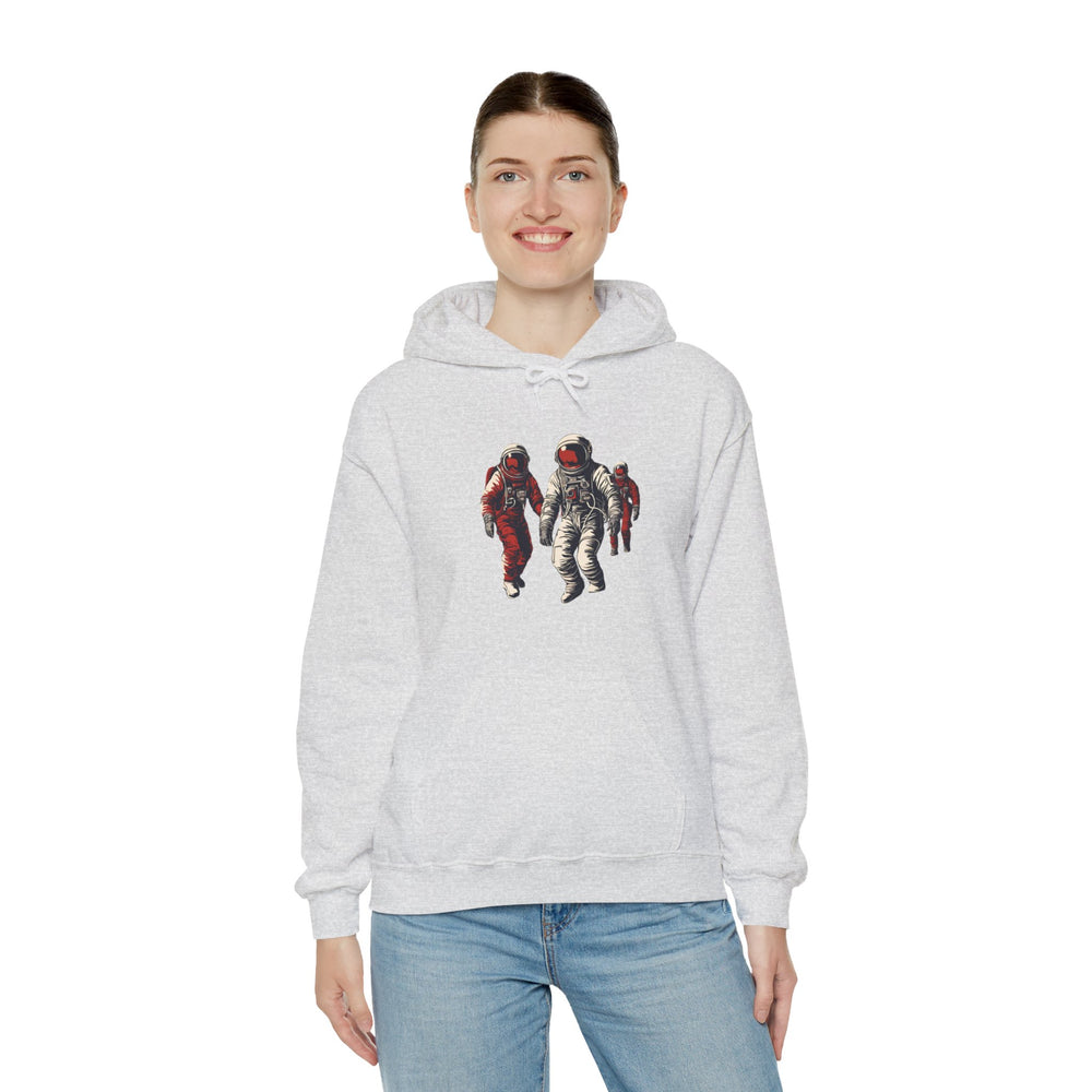 Astronauts in Red Sci-Fi Hoodie-welovescifi.net