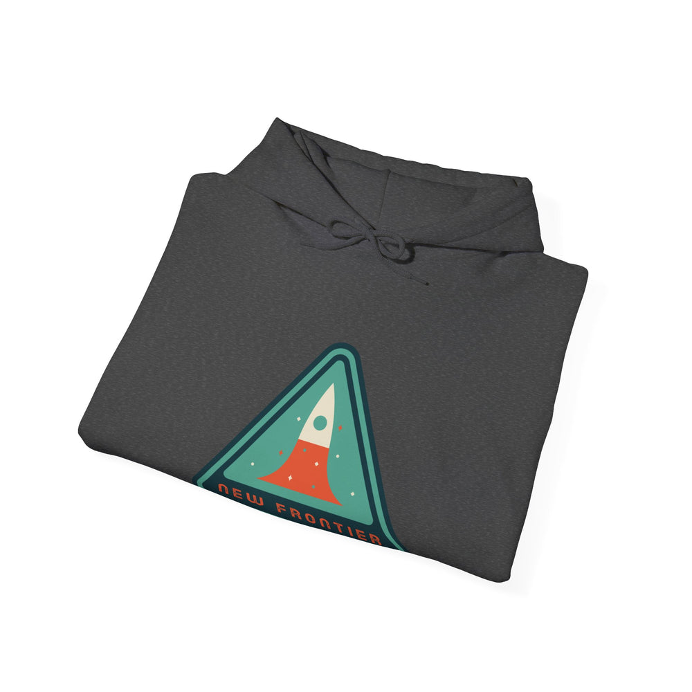 New Frontier Sign Retro Sci-Fi Hoodie | Retro Sci-Fi Hoodie