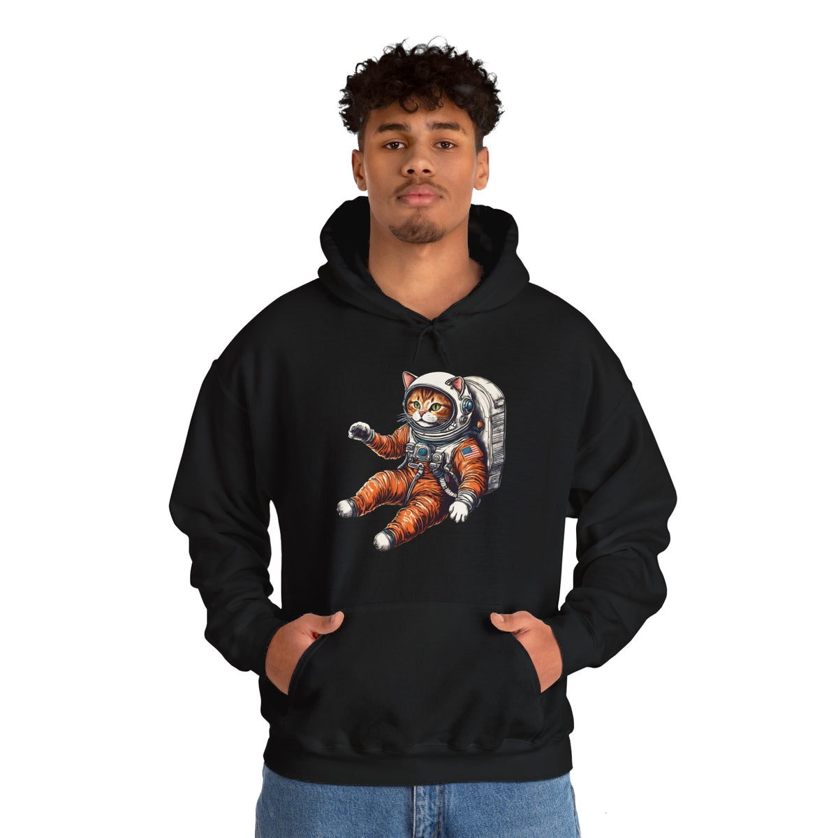 Redhead Spacecat Astronaut Hoodie - Cool Sci-Fi Sweatshirt