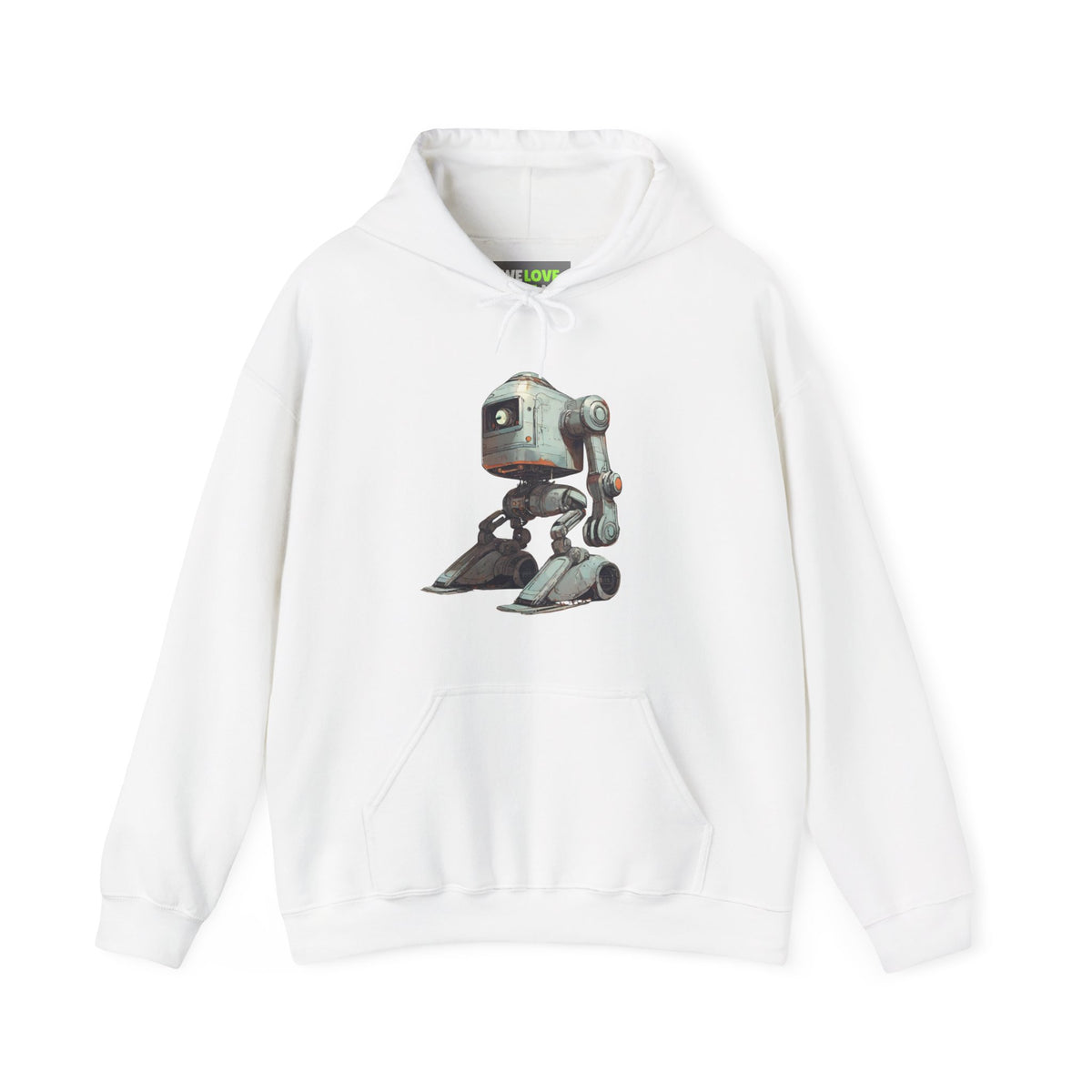 Robot Spaceart Hoodie - Ready-to-Go Sci-Fi Apparel