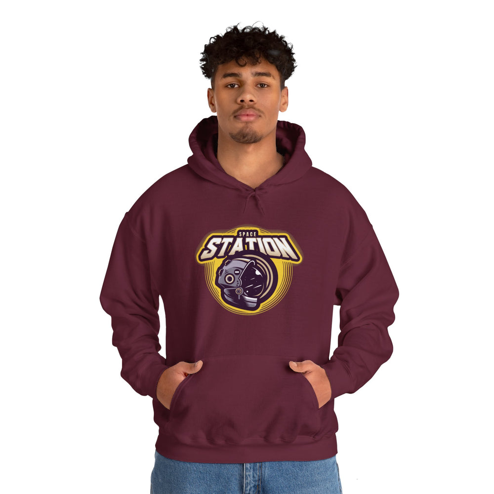 Space Station Hoodie | Sci-Fi Astronaut Design