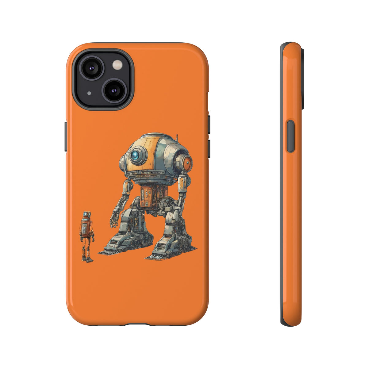 Robot Space Art iPhone Cases | Sci-Fi Tough Mobile Covers