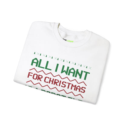 All I Want For Christmas Is A Robot Elf Unisex Crewneck Sweatshirt-welovescifi.net