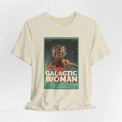 Galactic Woman Retro Sci-Fi T-Shirt-welovescifi.net