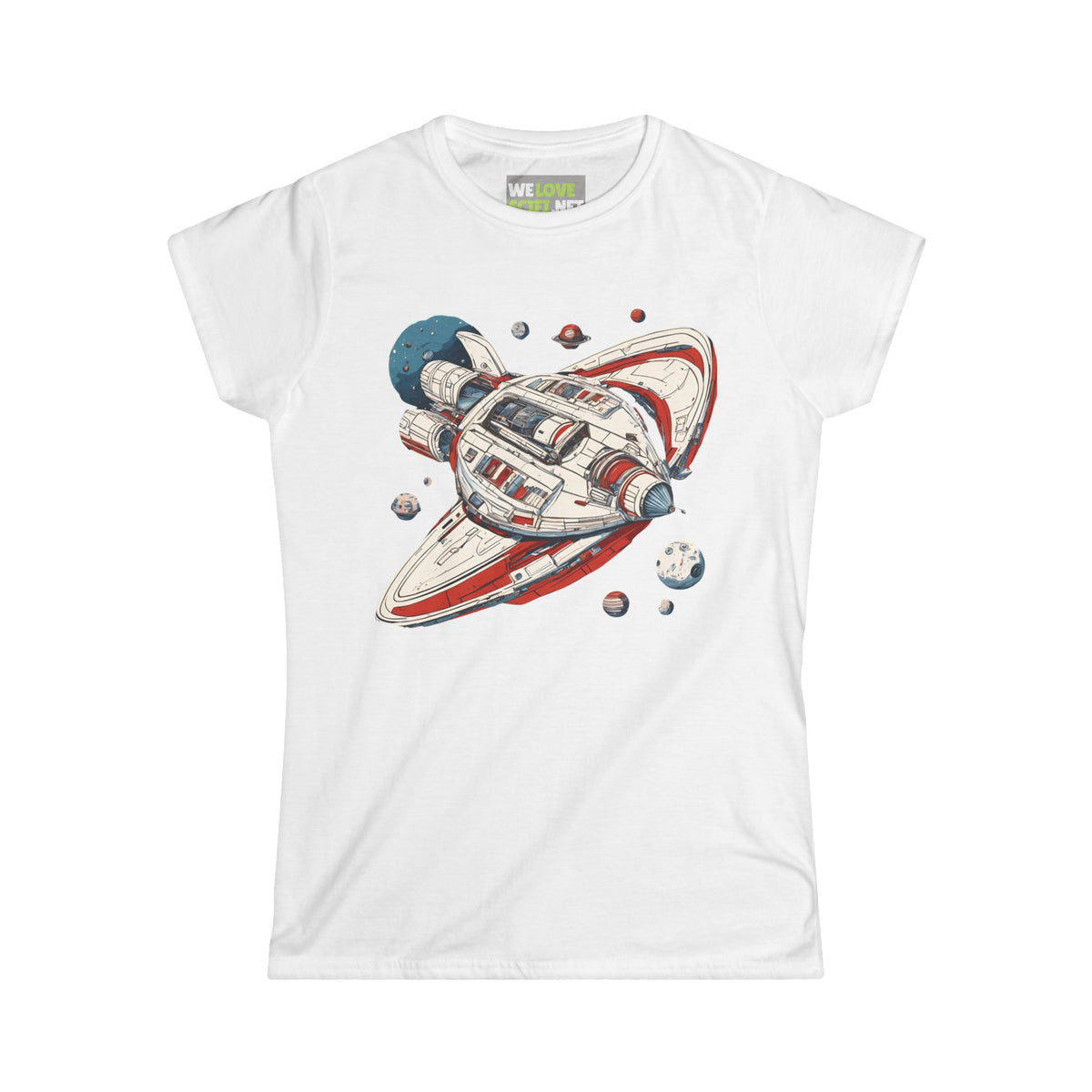 spaceship tee-Spaceship 19 Woman's Tee