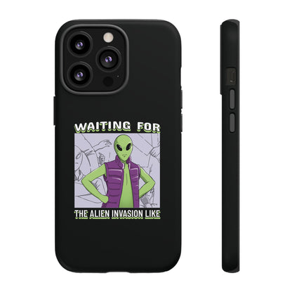 Waiting For The Alien Invasion Like Sci-Fi Tough iPhone Mobile Cases-welovescifi.net