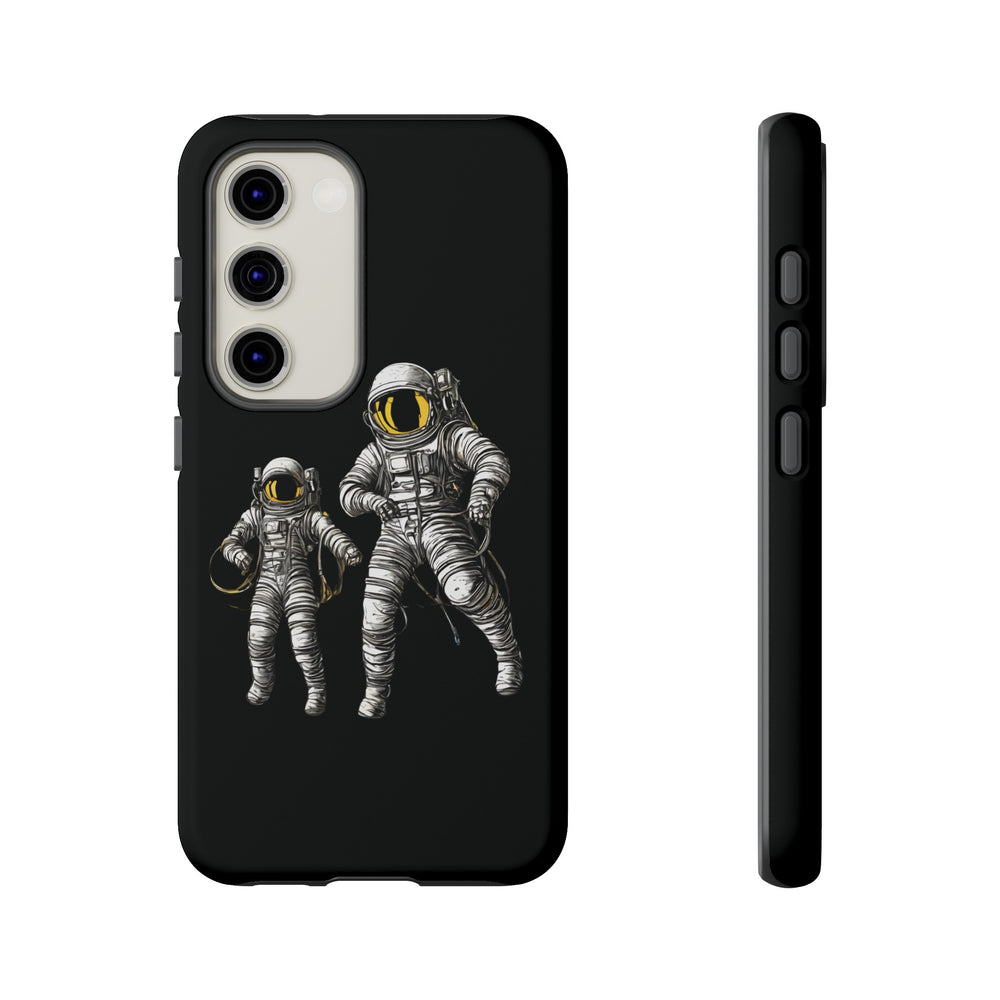 Astronauts Floating Tough Samsung Galaxy Mobile Cases