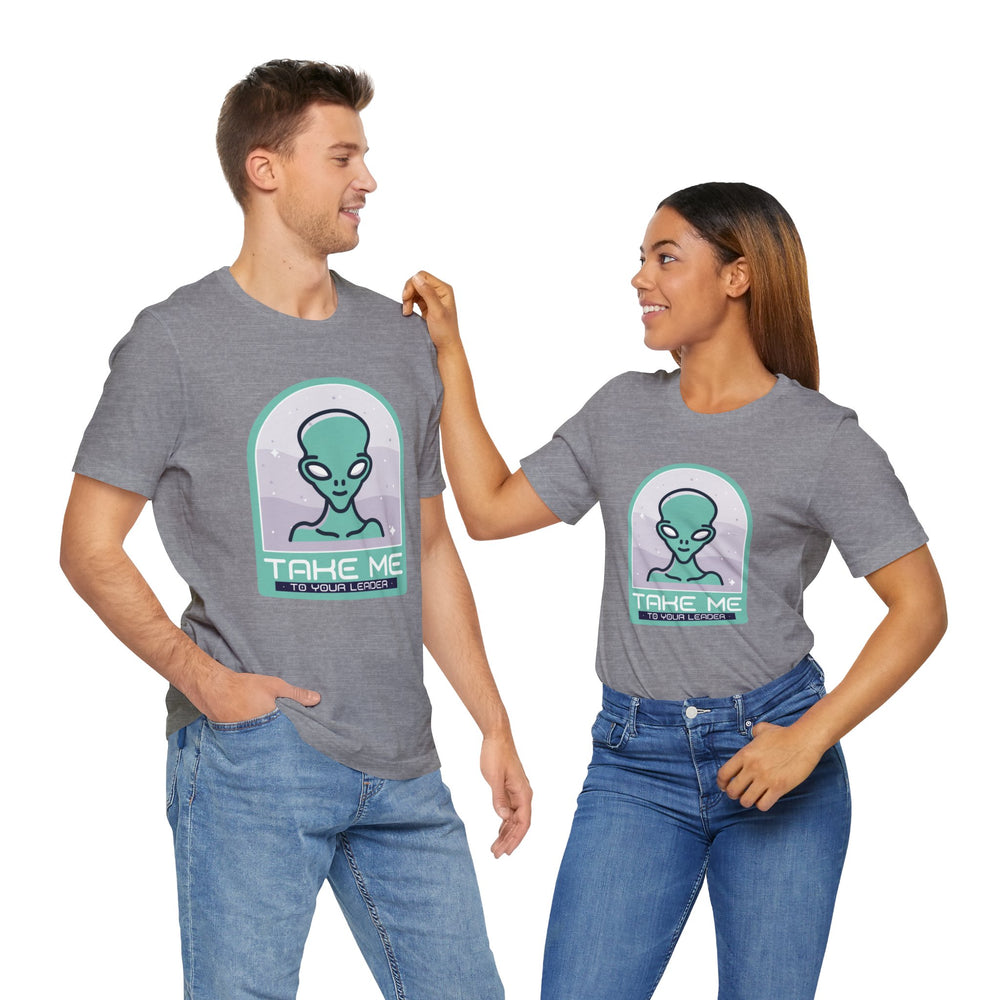 sci-fi UFO t-shirt-Take Me to Your Leader UFO SciFi T-Shirt